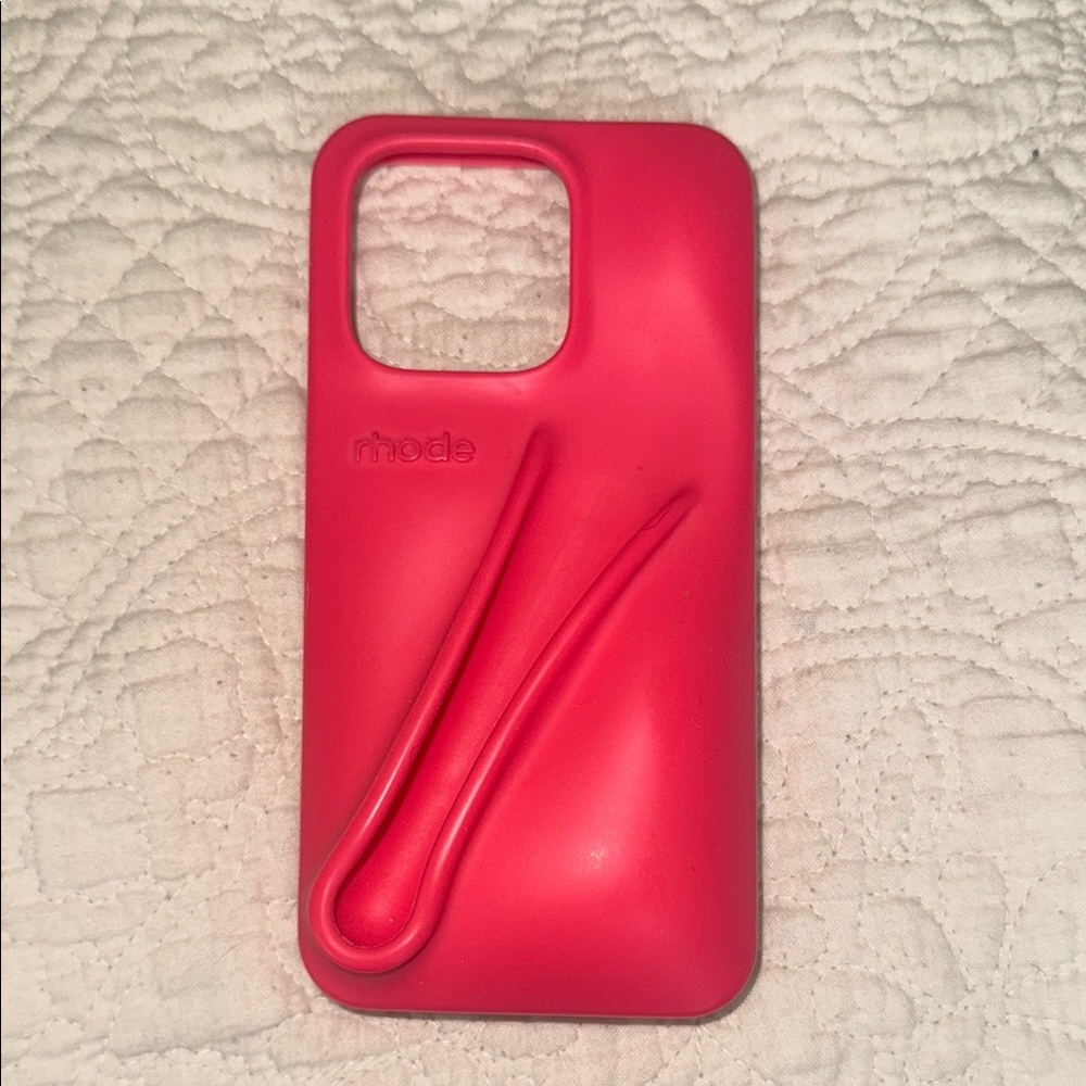 Rhode Red Iphone 15 pro Case